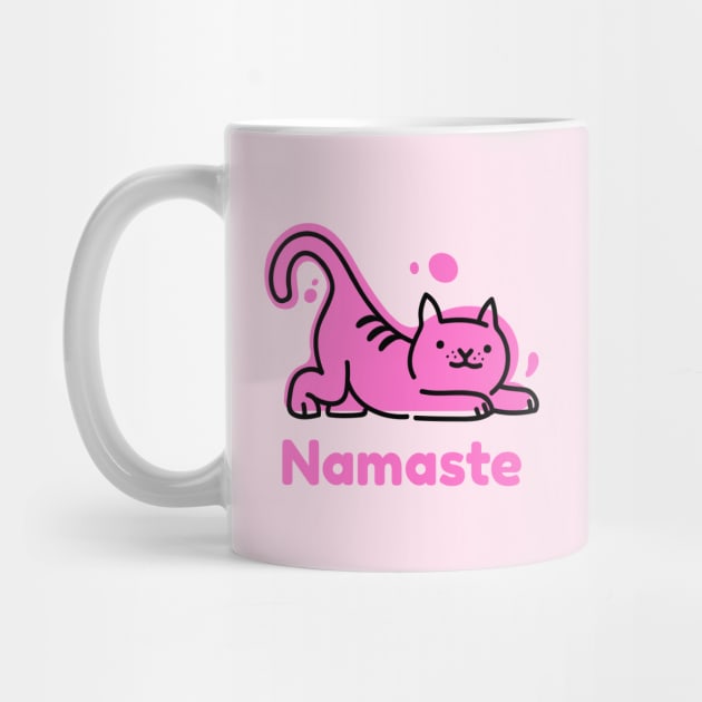 Cat Namaste Stretching Yoga by Spirit Animals 21